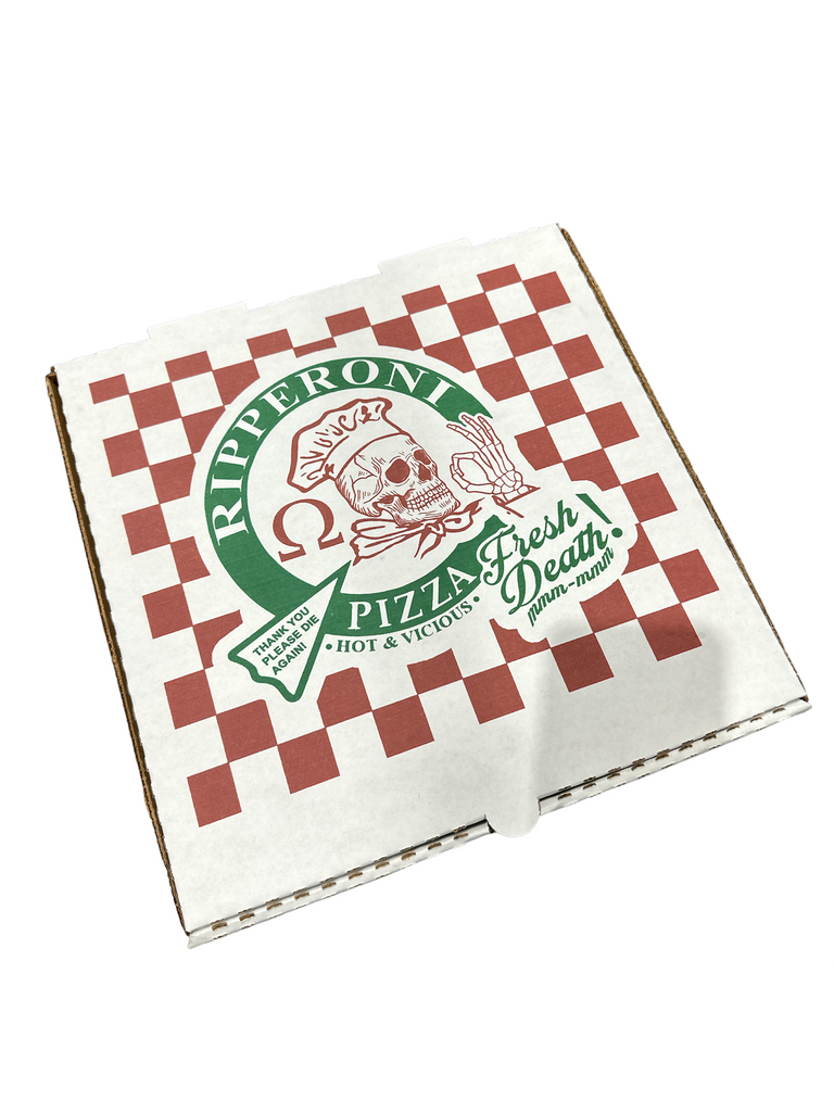 hot fresh pizza box